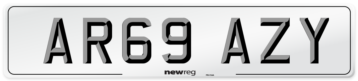 AR69 AZY Number Plate from New Reg